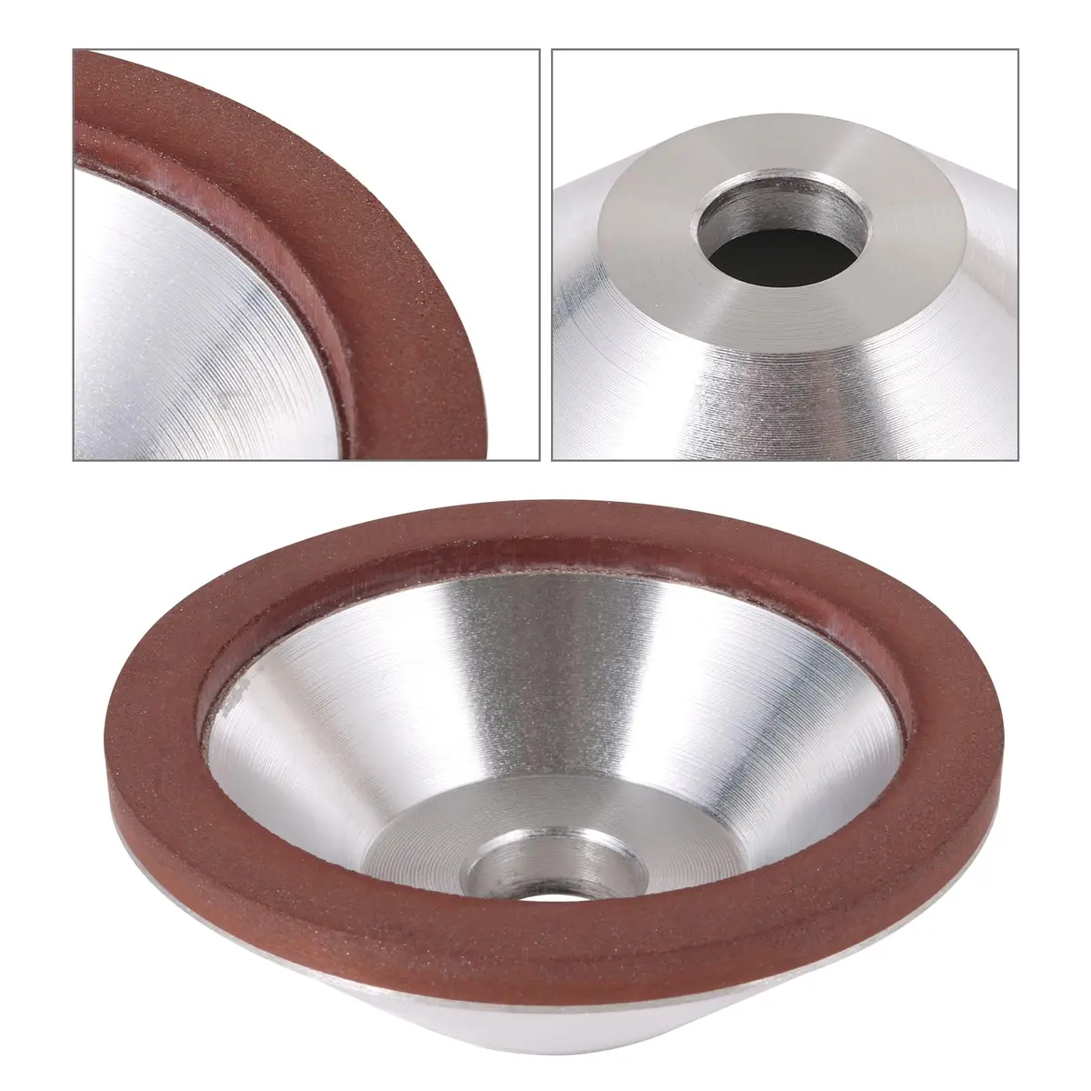 szzijia 4-Inch (100mm) Grit 180 Diamond Grinding Cup Wheel Concave Dish for Carbide, Metal & Stone | Low Thermal, Versatile - view 3
