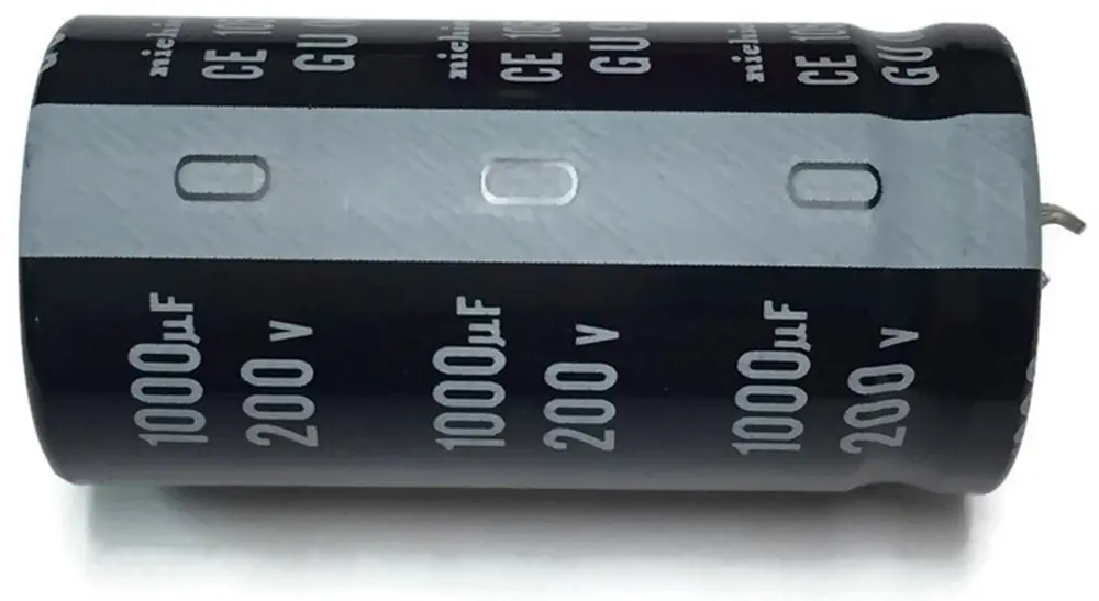 Nichicon 105°C Electrolytic Capacitor 1000uF 200V | High Temp, 20% Tolerance (70-120 chars) - main product image