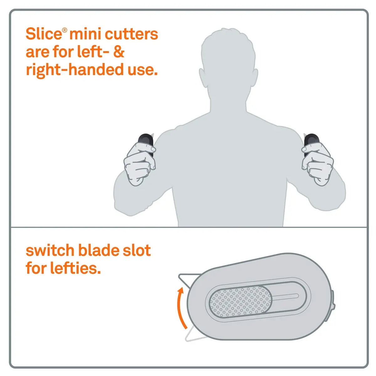 Slice 10514 Mini Cutter, Ceramic Safety Blade, 6cm (2.4in) | Auto-Retractable, Stays Sharp 10X Longer - view 8
