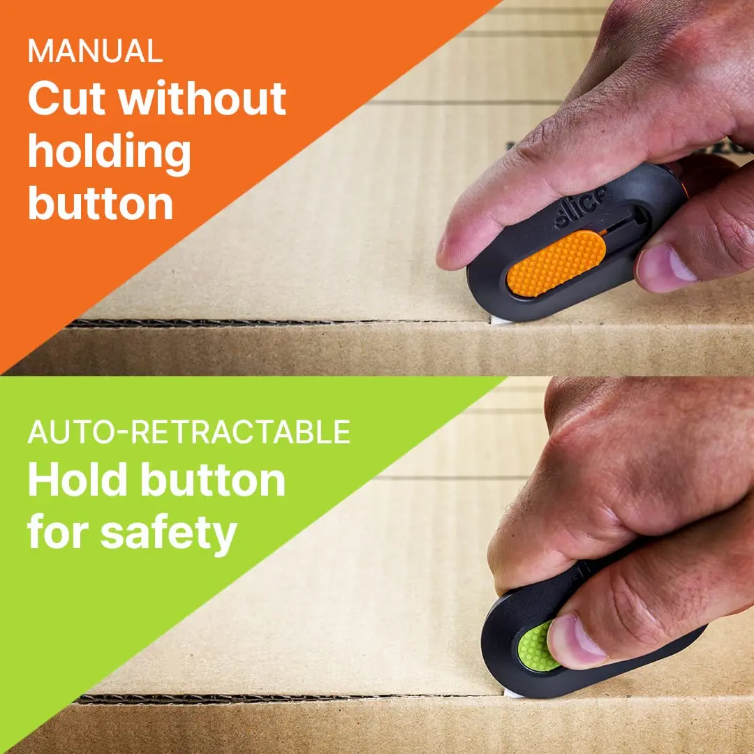 Slice 10514 Mini Cutter, Ceramic Safety Blade, 6cm (2.4in) | Auto-Retractable, Stays Sharp 10X Longer - view 2