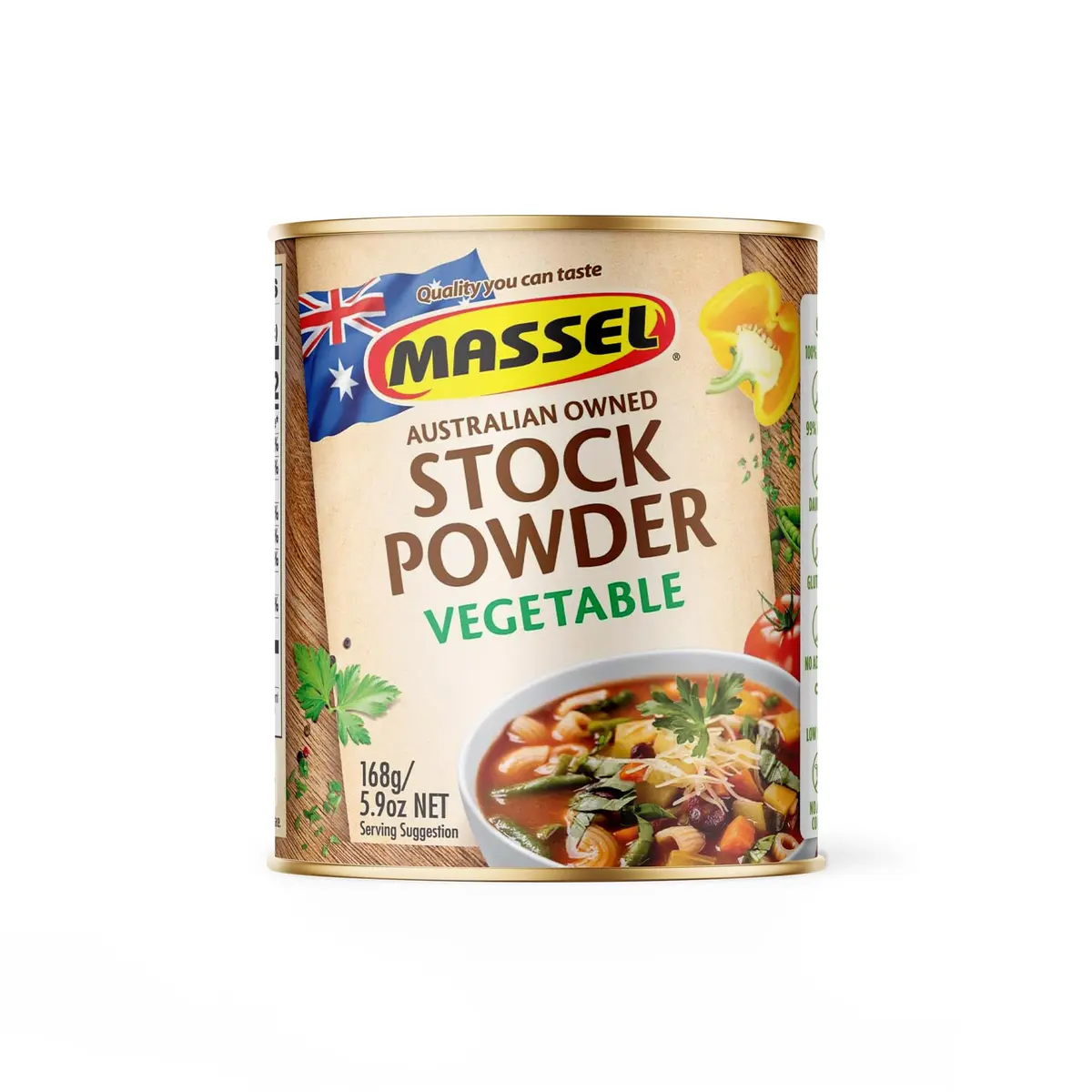 Massel Vegetable Style Bouillon Powder 2.27 kg (5.9 oz) | Certified Low FODMAP & Gluten Free - main product image