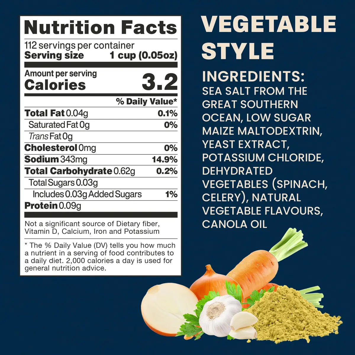 Massel Vegetable Style Bouillon Powder 2.27 kg (5.9 oz) | Certified Low FODMAP & Gluten Free - view 6
