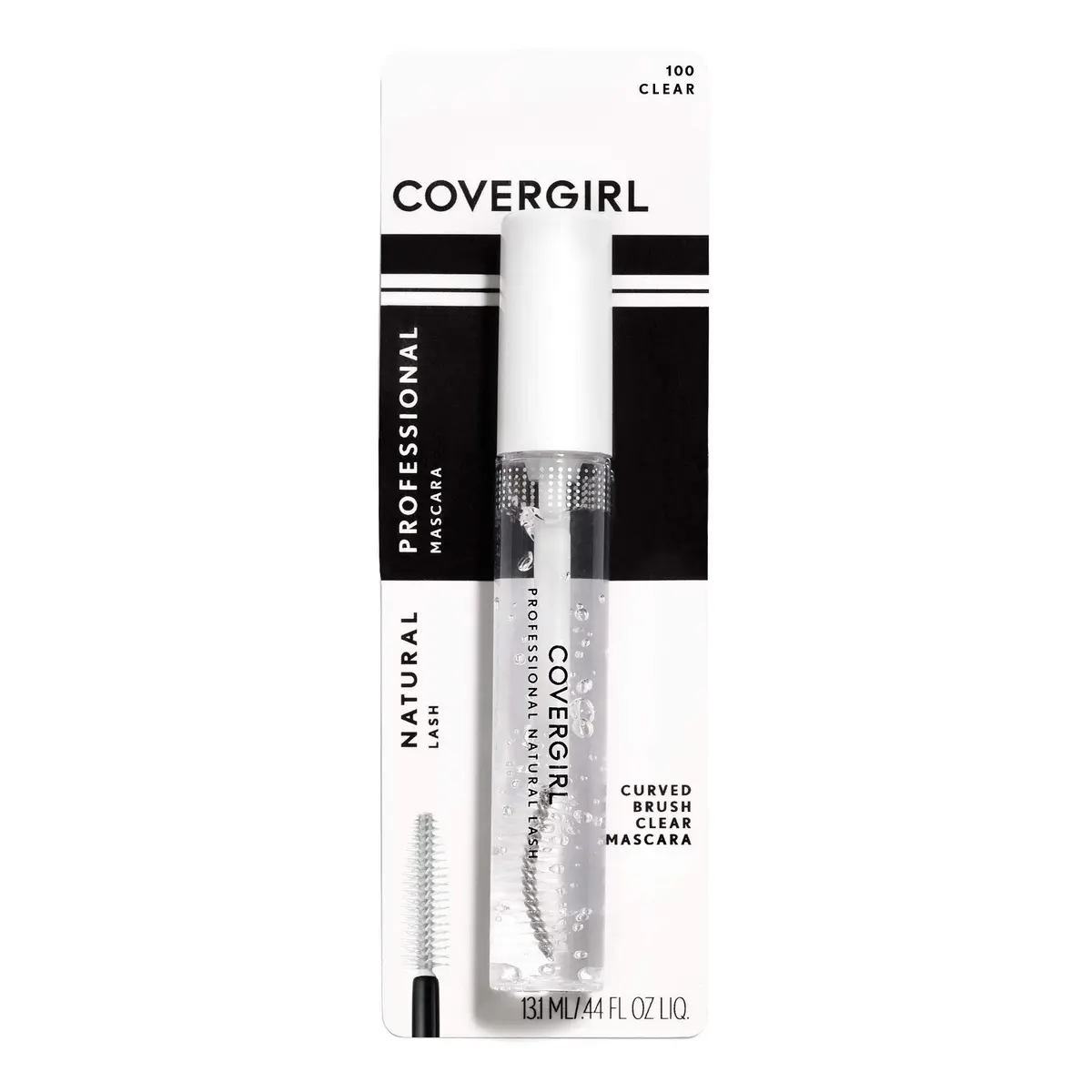 CoverGIRL Professional Natural Lash Mascara, Clear, 0.34 Fl Oz | Hypoallergenic, Washes Off Easily - view 2