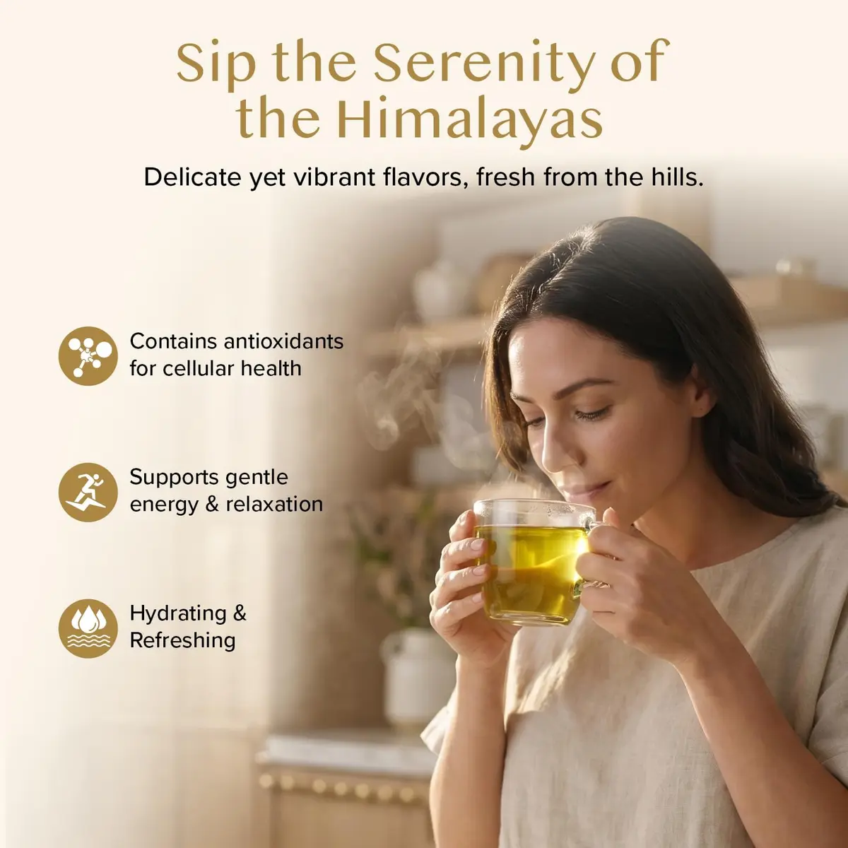 VAHDAM Himalayan Pearls Green Tea Loose Leaf 3.53oz | Premium Indian Green Tea, High Caffeine, Single Origin - view 5