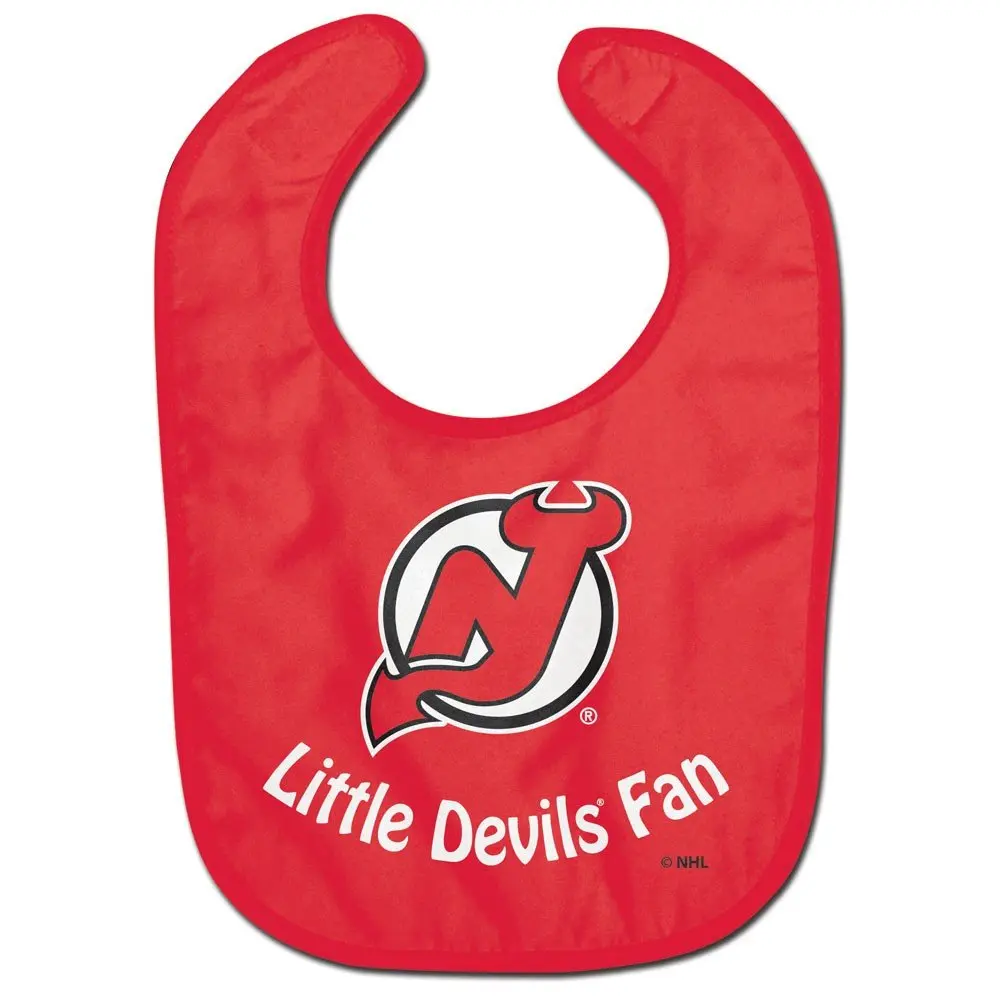 WinCraft NHL New Jersey Devils Baby Bib | Official Licensed Sports Fan Bib for Infants - main product image