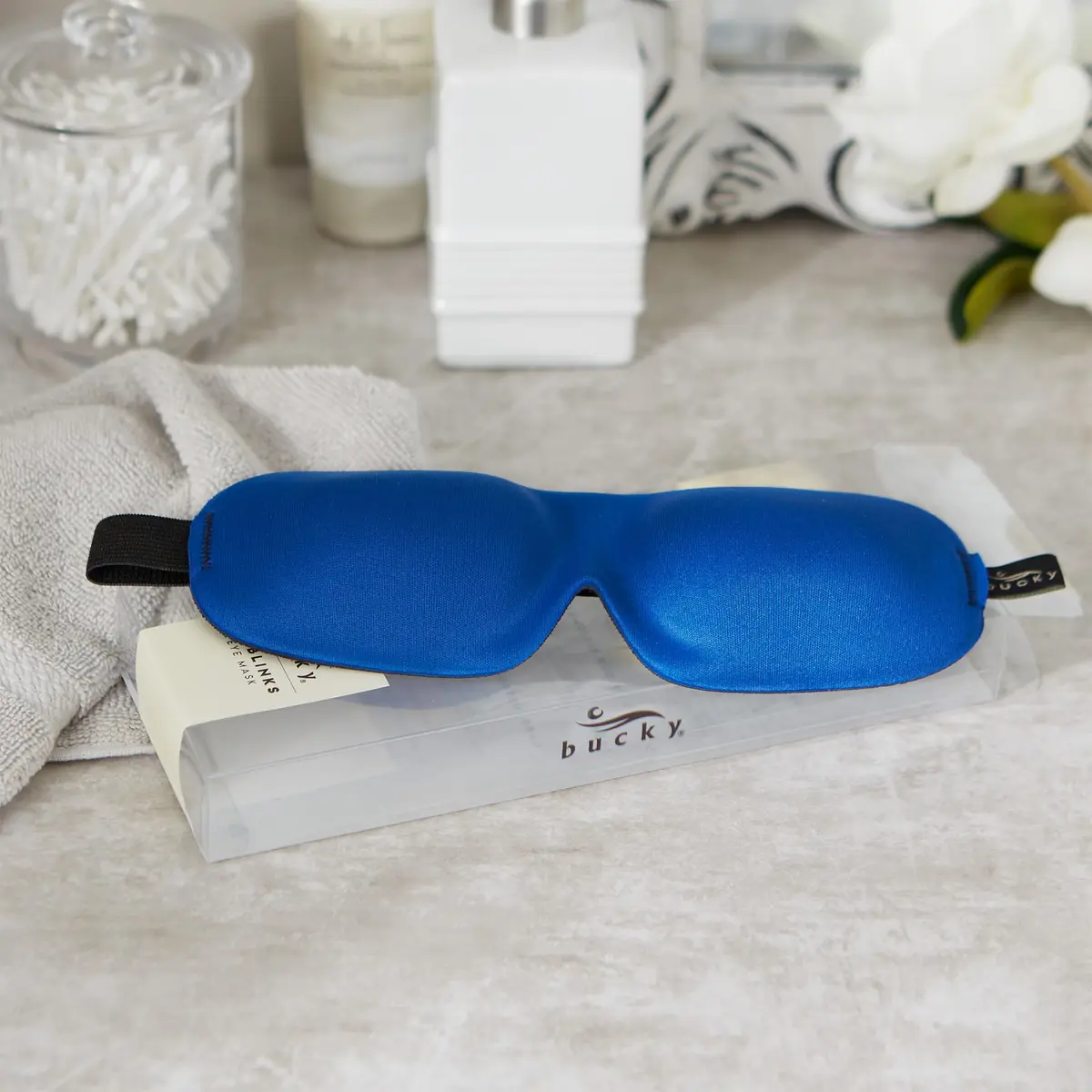 Bucky 40 Blinks No Pressure Eye Mask for Travel & Sleep | French Blue, One Size - view 4