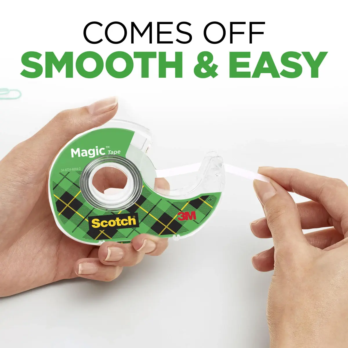 Scotch Magic Tape Value Pack with Dispensers, 12 Rolls (3/4 in x 350 in each) | Invisible Matte Finish Adhesive Tape - view 3