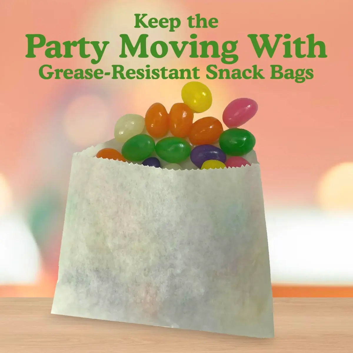 Regency Wraps Grease Resistant French Fry Bags 4.5 x 3.5 Inch Pack of 50 | Keep Hands Clean at Parties - view 5