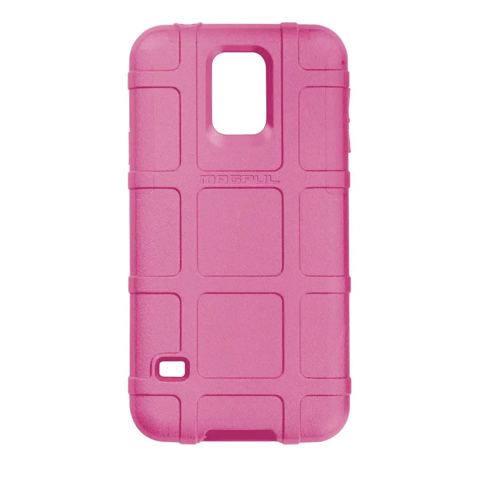 Magpul Galaxy S5 Field Case, Pink | Compact, Semi-Rigid TPU Cover with Grip - main product image