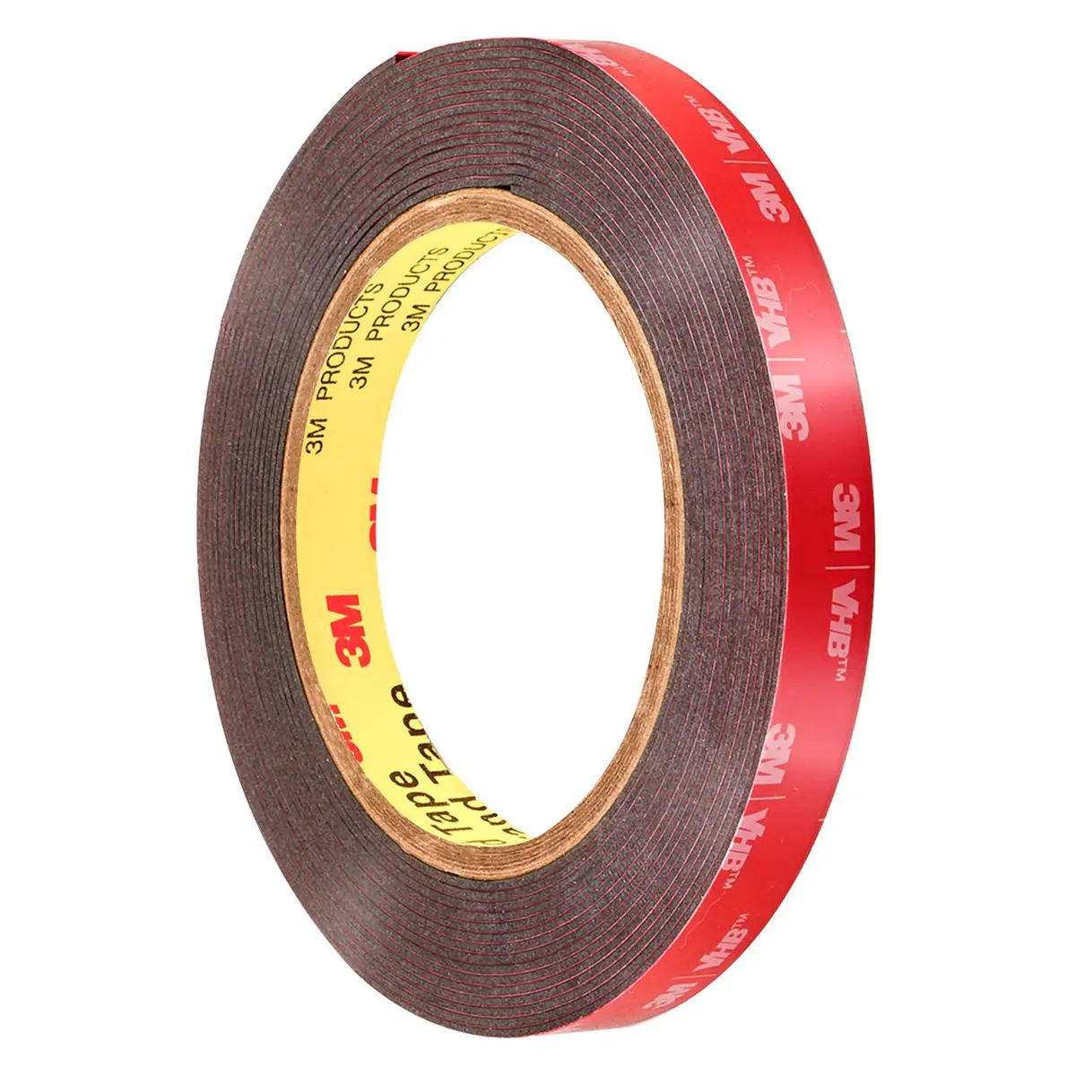 3M VHB 5952 Double-Sided Foam Tape 12mm (0.5") x 4.57m (15 Ft) Grey | Industrial Strength Acrylic Foam Tape - main product image