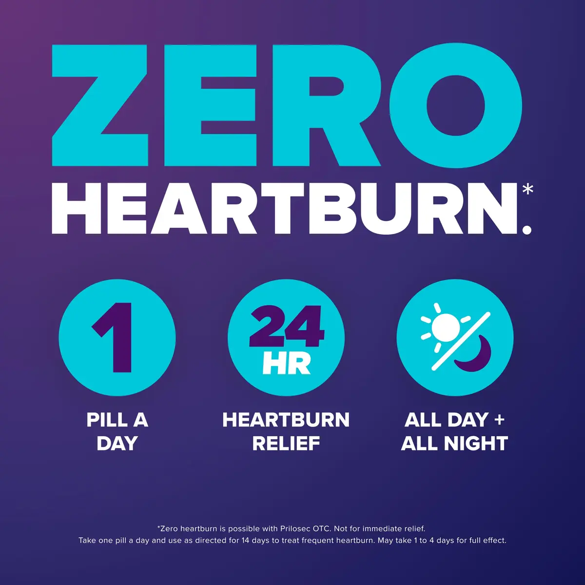 Prilosec OTC Omeprazole 20mg Delayed-Release Tablets Wildberry 42 | 24 Hour Heartburn Relief - view 3