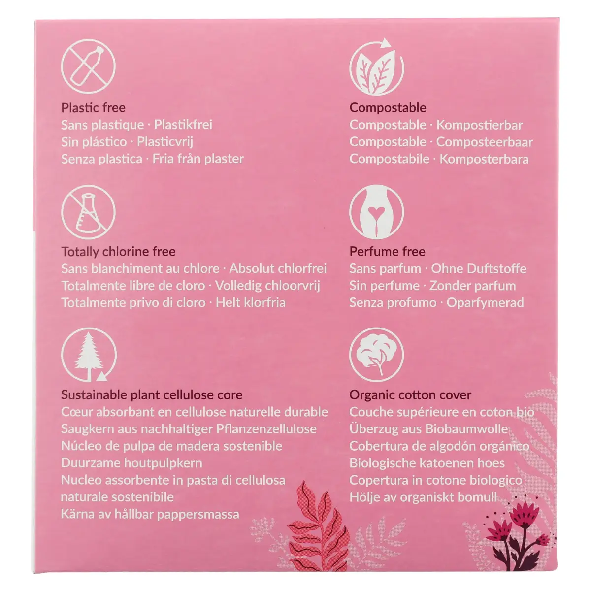 Natracare Ultra Extra Pads with Wings, Long, 8 Count | Dermatologist Tested & Hypoallergenic - view 6