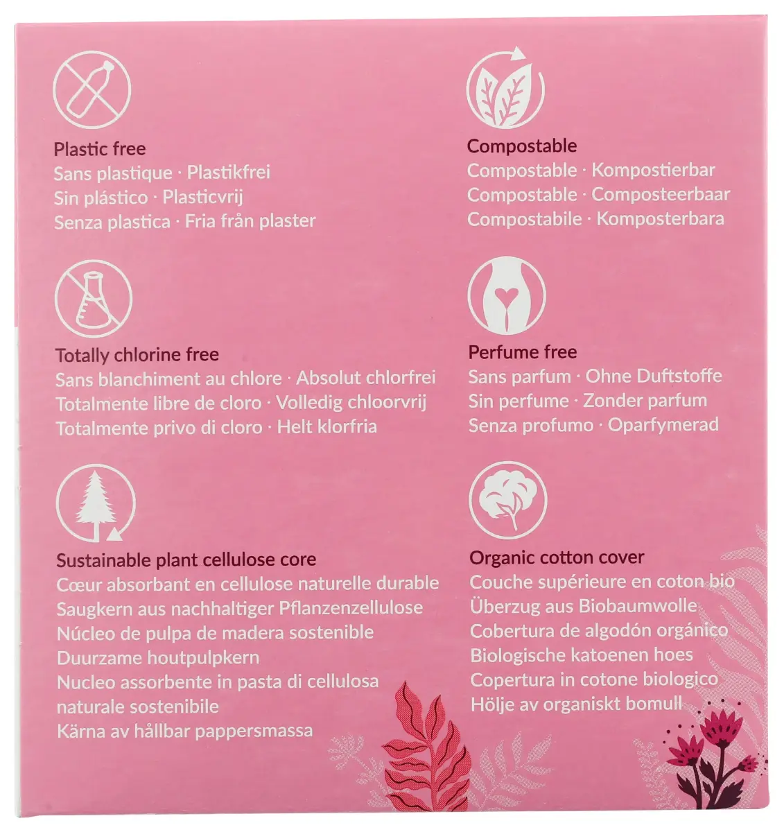 Natracare Ultra Extra Pads with Wings, Super, 10 Count (1 Pack) | Certified Organic Cotton & Ecologically Certified Cellulose Pulp - view 6