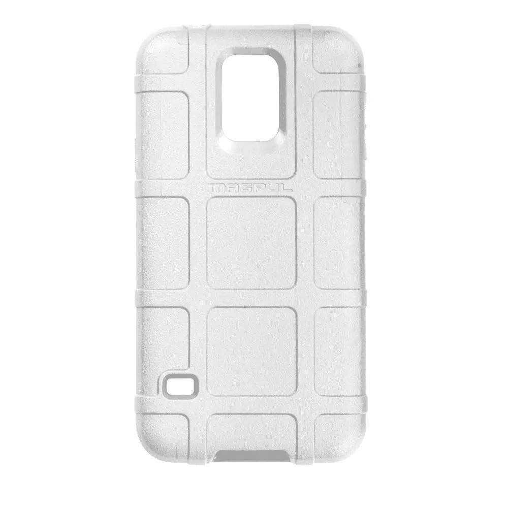 Magpul Galaxy S5 Field Case, White | Compact, Textured Grip & Screen Protection - main product image