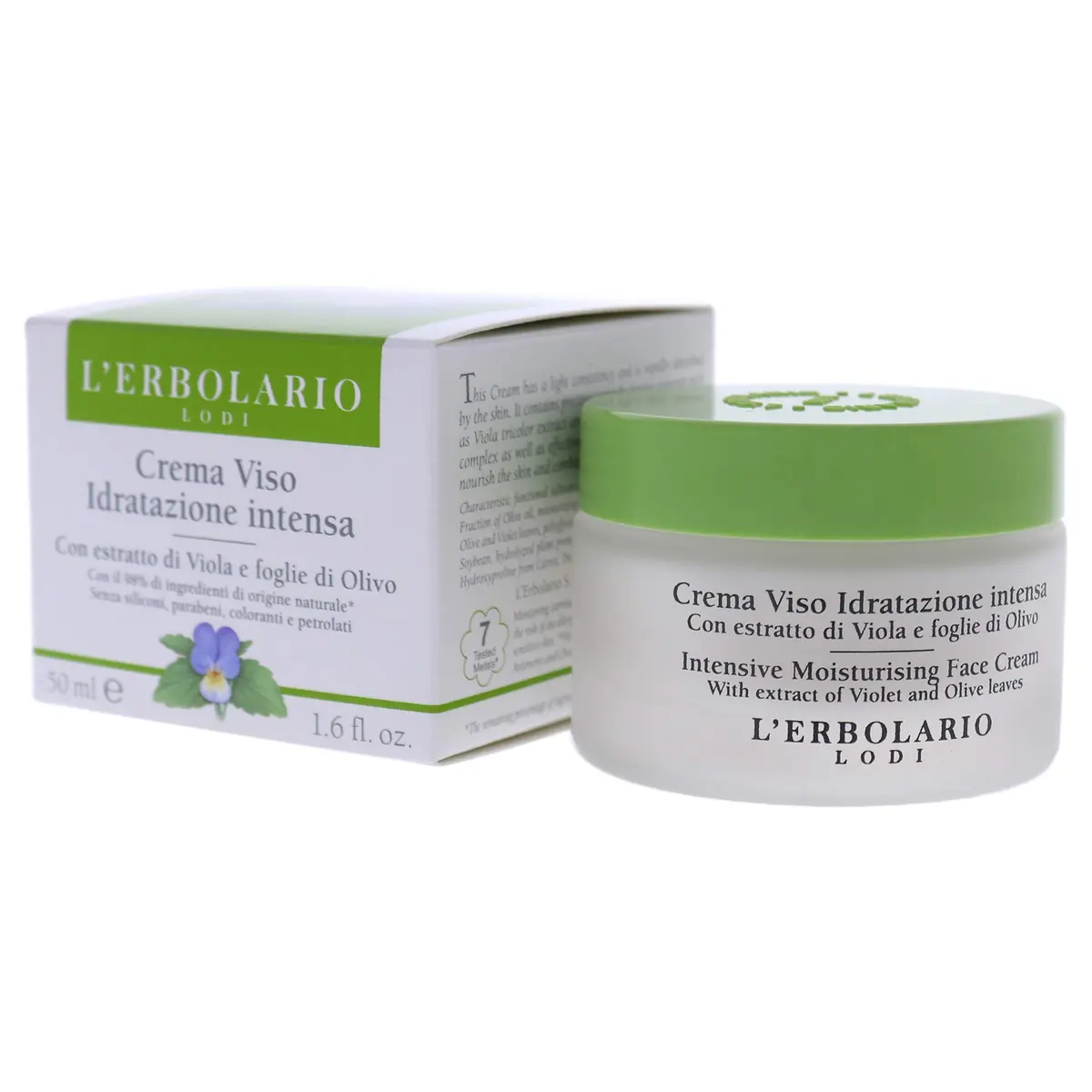 L'Erbolario Intensive Moisturizing Face Cream 1.6 oz | Deep Hydration & Protection for All Skin Types - view 4