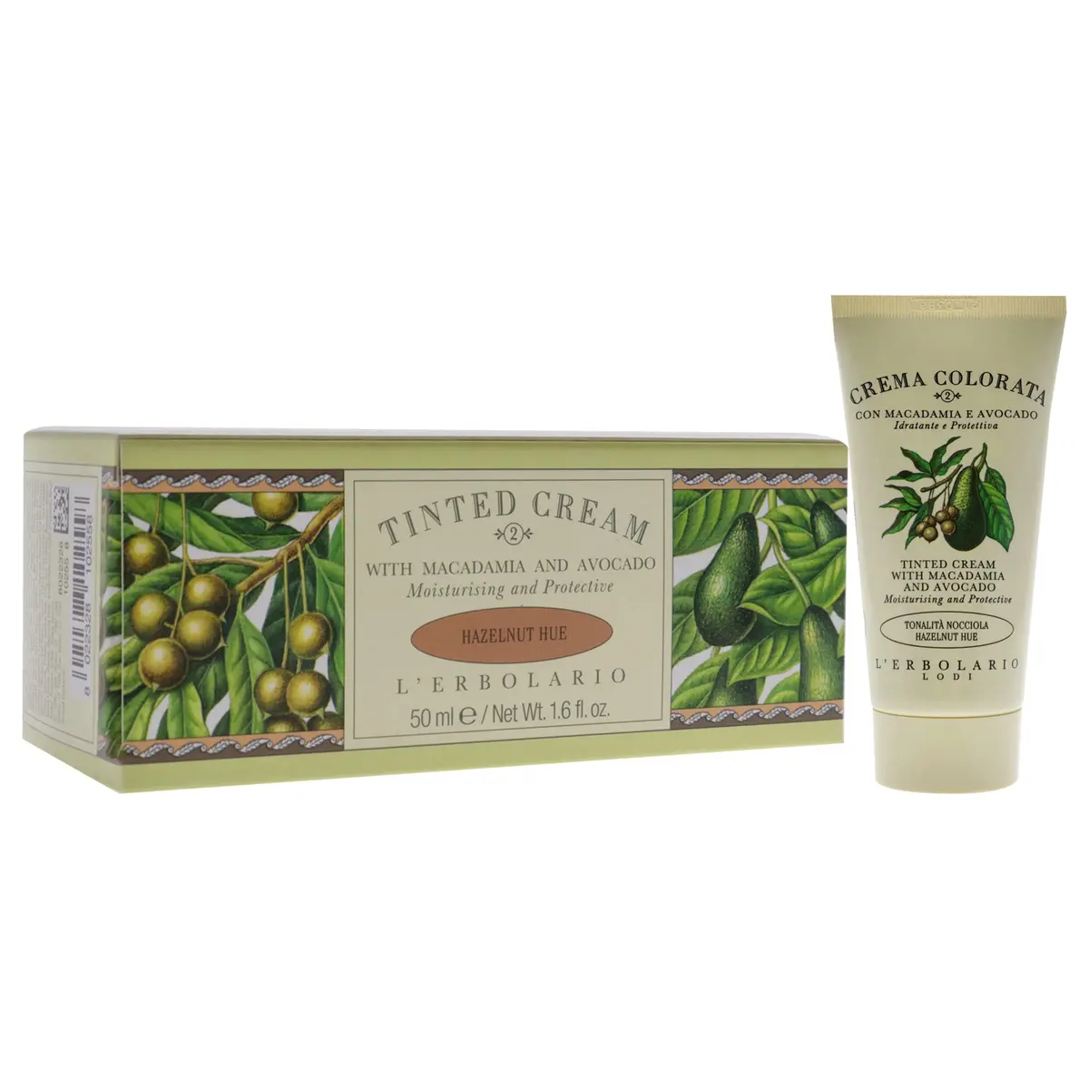 L'Erbolario Tinted Cream Hazelnut Hue 47ml (1.6 oz) | Natural Coverage & Hydration - view 3