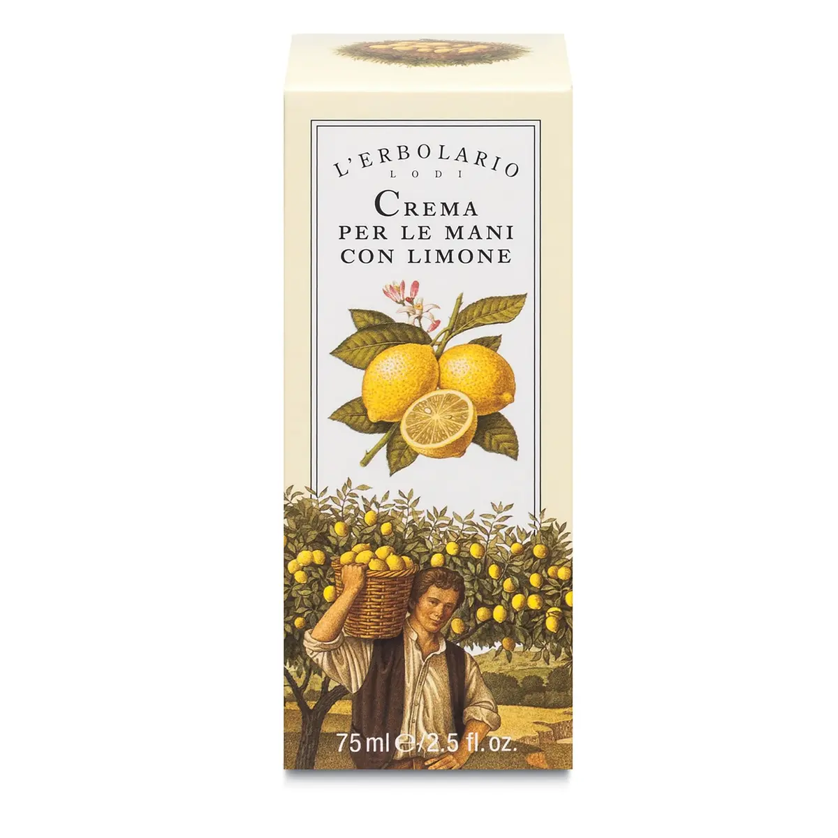 L'Erbolario Lemon Hand Cream - 2.5 oz | Hydrating, Refreshing & Protective Hand Lotion - view 3