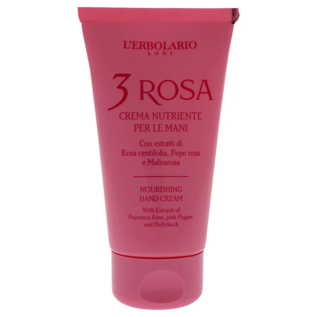 L'Erbolario 3 Rosa Nourishing Hand Cream 2.5 oz | Moisturizes & Soothes Dry Hands - view 2