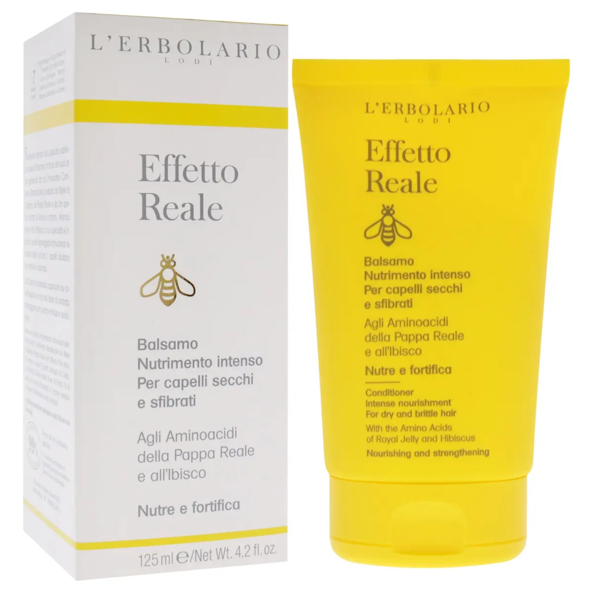 L'Erbolario Effetto Reale Intense Nourishment Conditioner - 4.2 Oz | Strengthens & Repairs Damaged Hair - view 3