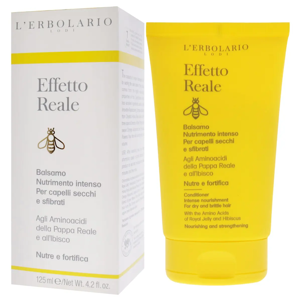 L'Erbolario Effetto Reale Intense Nourishment Conditioner - 4.2 Oz | Strengthens & Repairs Damaged Hair - view 4