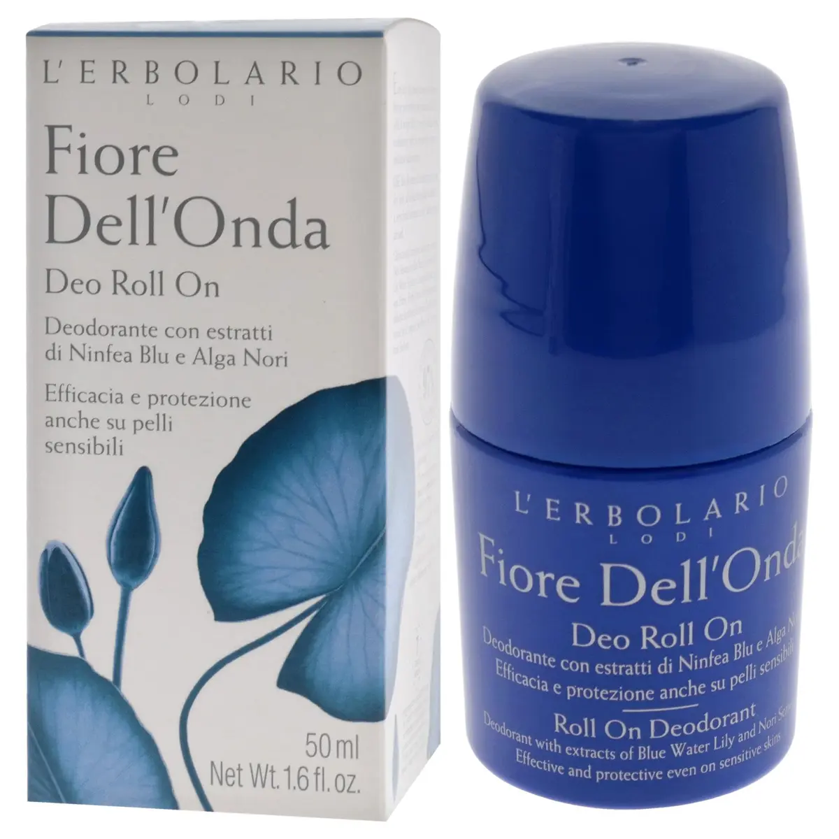 L'Erbolario Fiore Dell'Onda Roll-On Deodorant 1.7 oz | Floral Scent with Natural Ingredients for All Skin Types - view 4