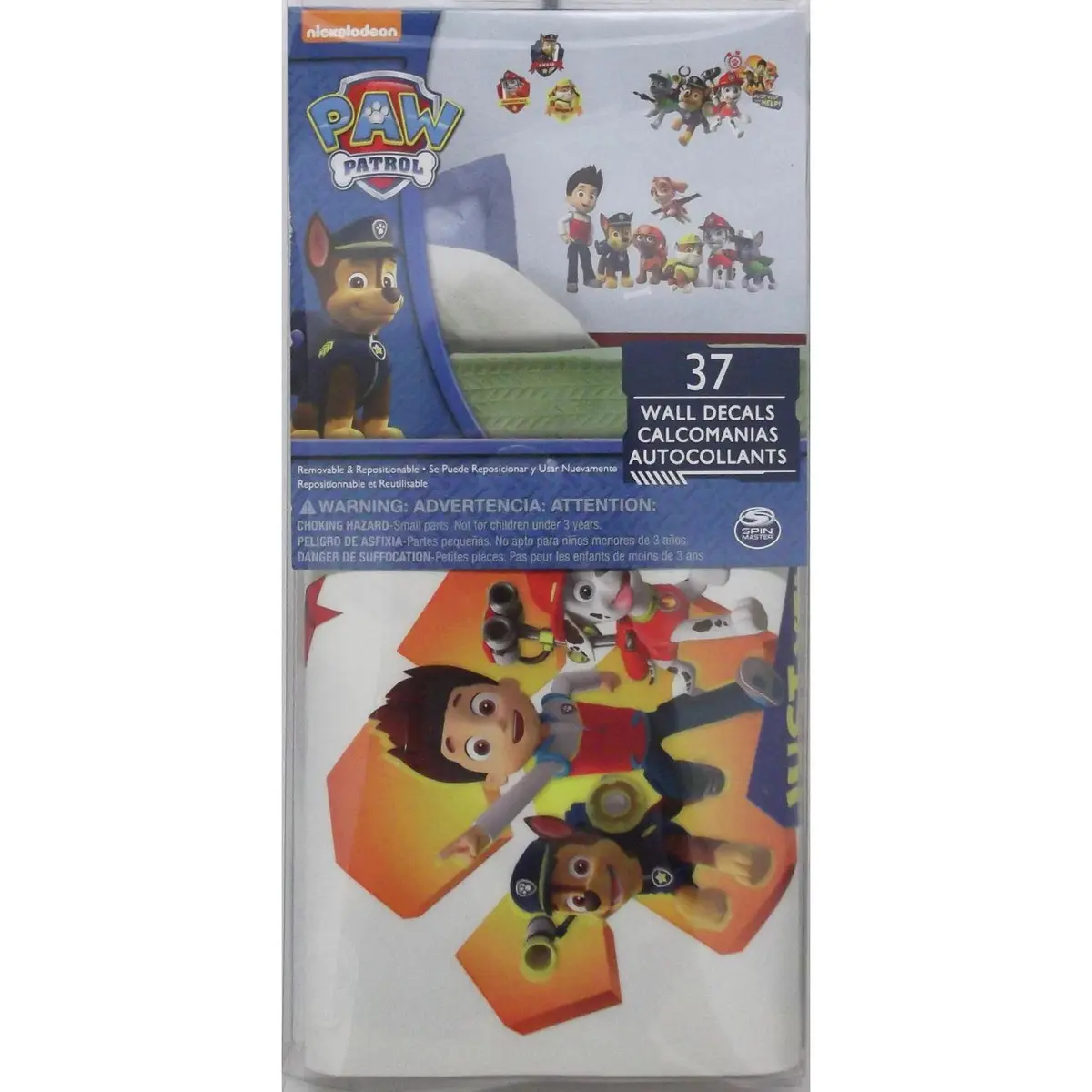 RoomMates Paw Patrol Peel & Stick Wall Decals 10 inch x 18 inch | Repositionable, Removable Vinyl for Kids' Rooms - view 4