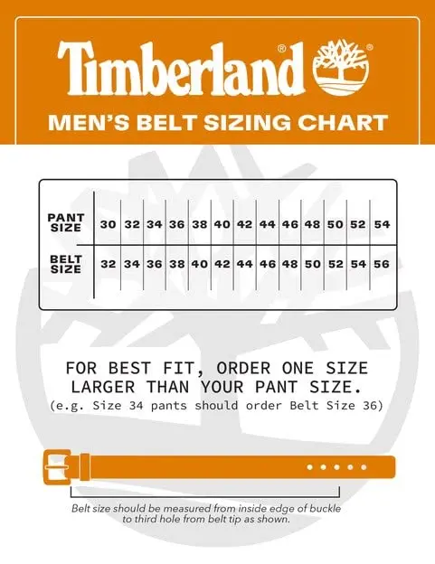 Timberland Men's Genuine Leather Dress Belt | 127 cm (50 Inch) - view 4