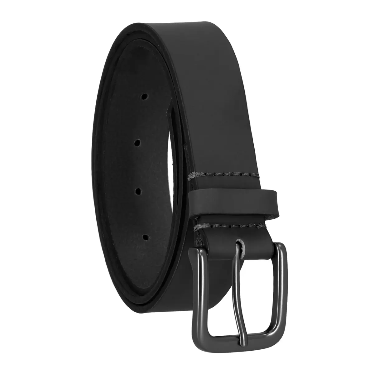 Timberland Mens Classic Leather Jean Belt – Standard & Reversible Options, Black, 38 - main product image