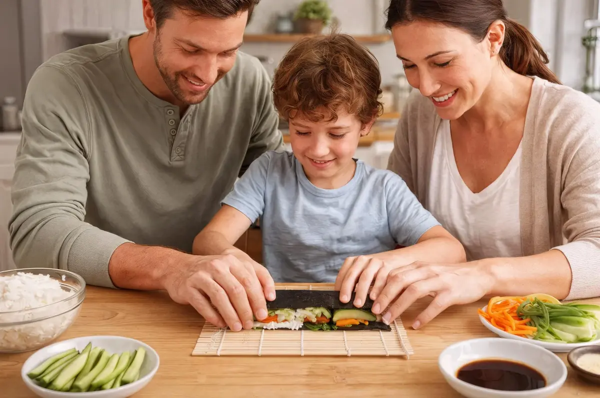 BS Bamboo Sushi Rolling Mat 22.8cm x 23.8cm (9" x 9.375") | Authentic USA Import - view 7