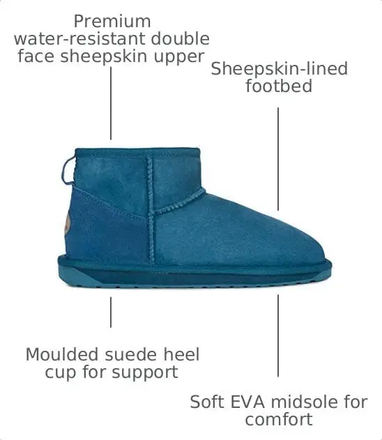 EMU Stinger Micro Womens Ankle Boot, Chocolate | Water-Resistant Sheepskin, US 11 - view 3