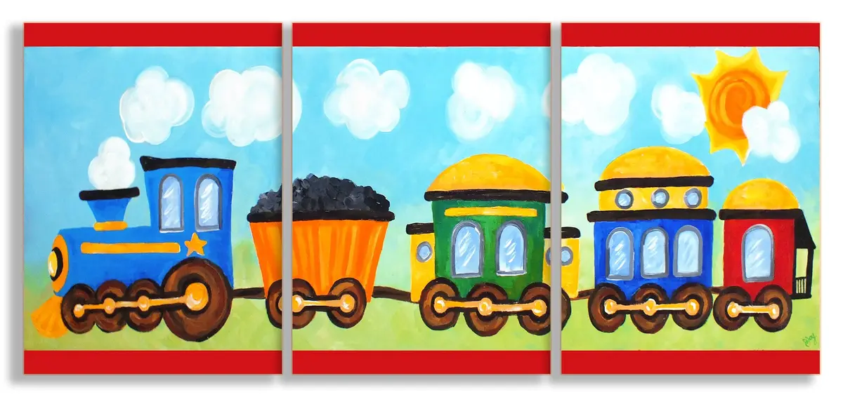 Stupell Industries 3pc Wall Plaque Art Set | Nursery Wall Decor, Made in USA - main product image