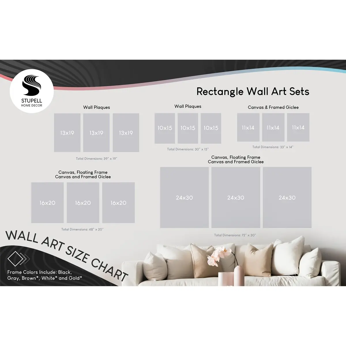 Stupell Industries 3pc Wall Plaque Art Set | Nursery Wall Decor, Made in USA - view 6