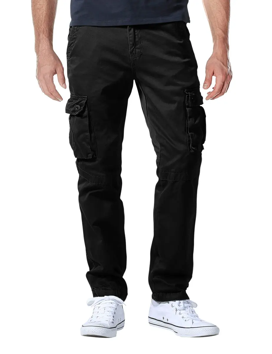 Match Men's Casual Wild Cargo Pants 38 | Classic Straight Fit for Outdoors & Work - main product image