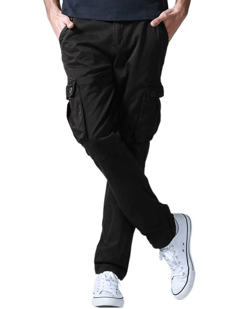 Match Men's Casual Wild Cargo Pants 38 | Classic Straight Fit for Outdoors & Work - view 2