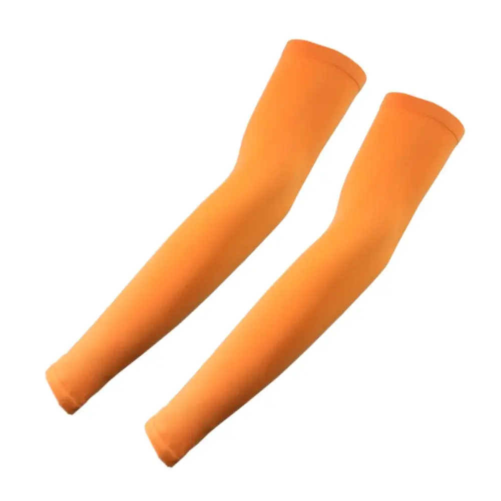 The Elixir Deco Orange Arm Sleeve Sun Protection & Cooling Cover | 21.3cm (8.4in) Length - main product image