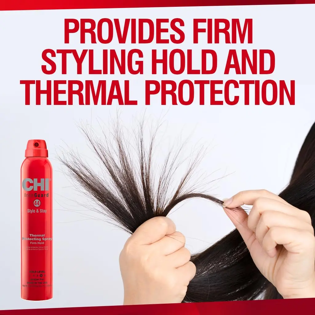 CHI 44 Iron Guard Style & Stay Firm Hold Protecting Spray, 10 Oz | Long-lasting style & thermal protection - view 2