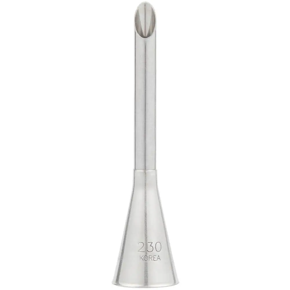 Ateco 230 2 7/8" Bismark Metal Piping Tip | Stainless Steel Pastry Filling Nozzle - view 2