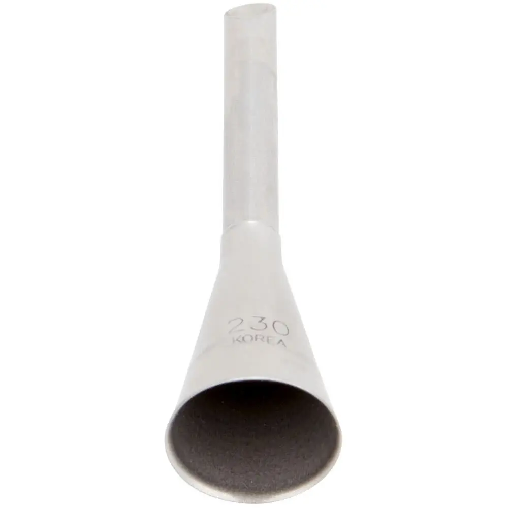 Ateco 230 2 7/8" Bismark Metal Piping Tip | Stainless Steel Pastry Filling Nozzle - view 3