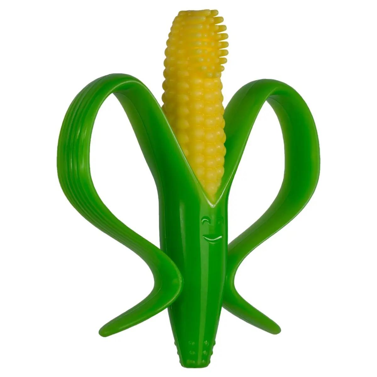 Baby Banana Corn Cob Toothbrush Teether 1 Count | Soft Silicone Baby Teething & Brushing Tool - view 2