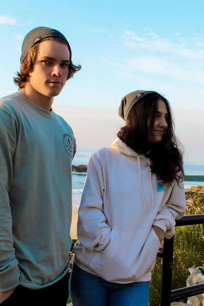 Joe's USA Forest Green Heather Slouchy Beanie | Unisex Winter & Summer Knit Hat - view 3