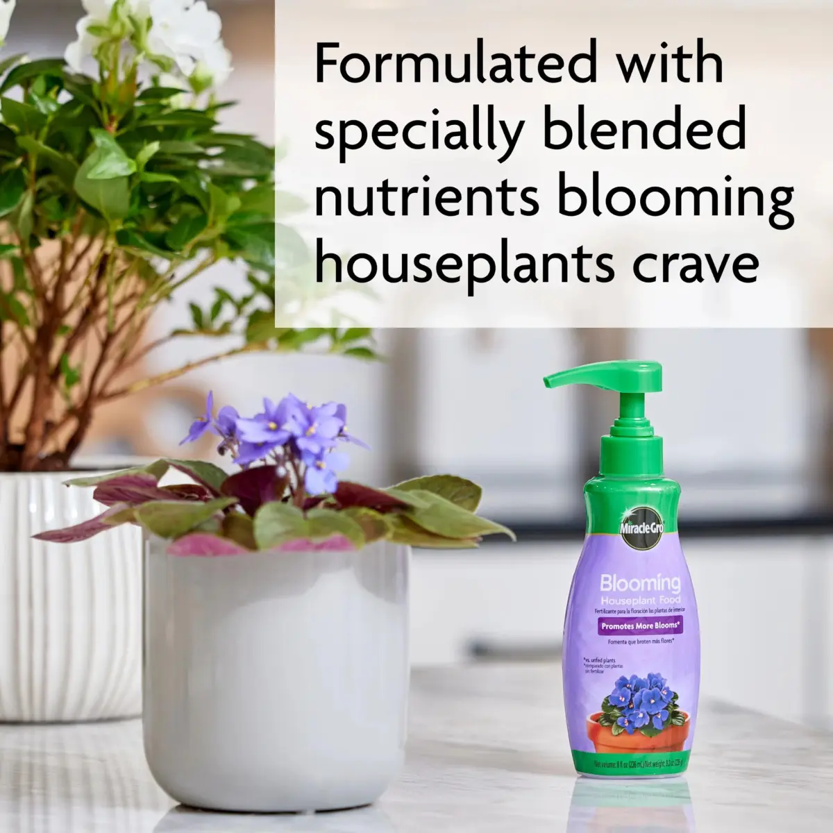 Miracle-Gro Blooming Houseplant Food, 237ml (8 fl. oz.) | Promotes More Blooms Instantly - view 6