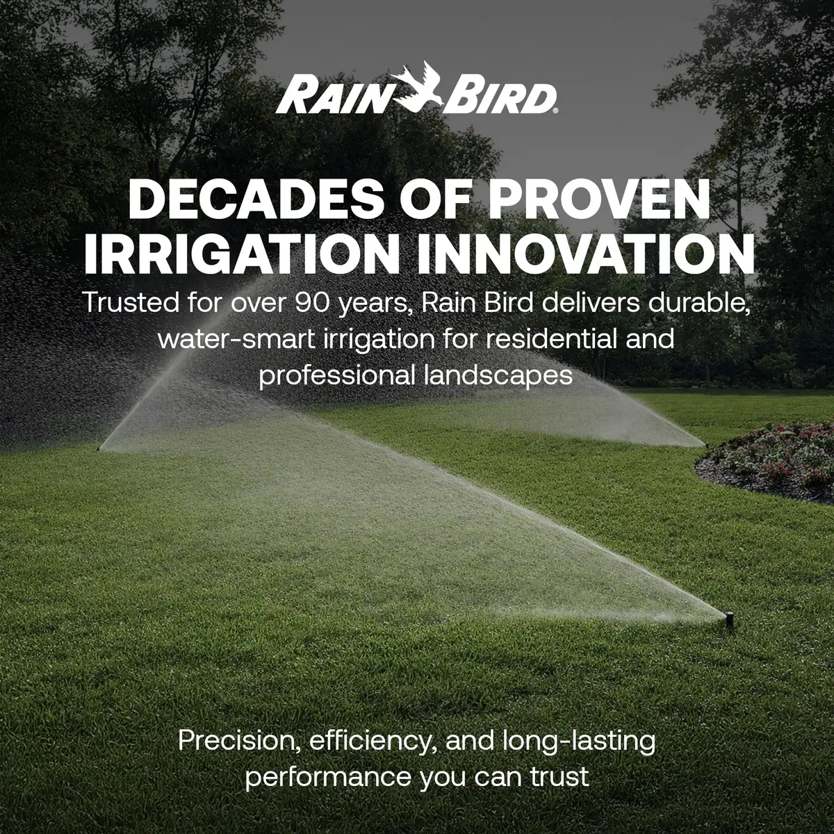 Rain Bird 1804VAN 1800 Series Professional Pop-Up Sprinkler Head 4 Inch (10.16 cm) | 5-Pack, Adjustable 0-360 Degree Arc Nozzle Pattern, Up to 15 Ft Spray Distance - view 8