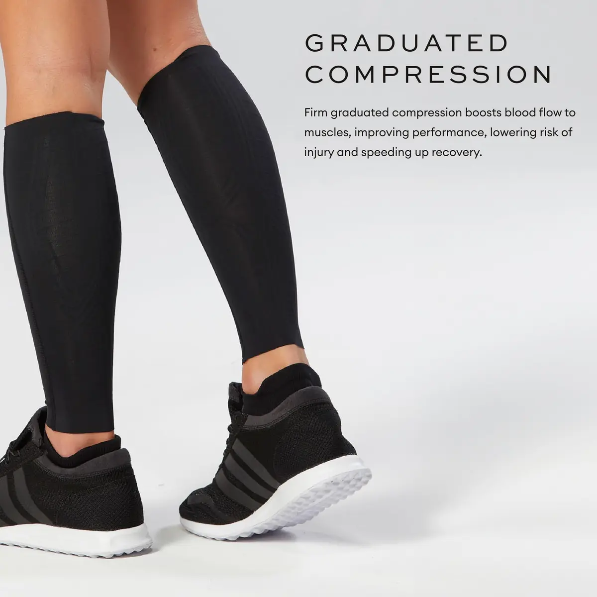 2XU Elite MCS Compression Calf Guards, Black/Gold, X-Small | Supportive Calf Sleeve for Active Men - view 5
