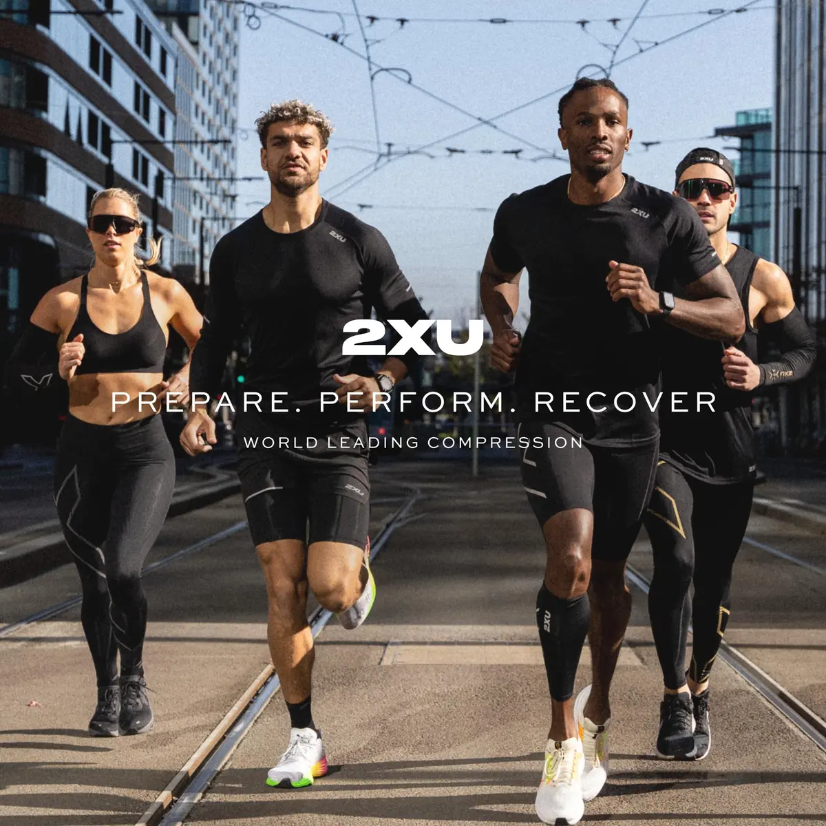 2XU Elite MCS Compression Calf Guards, Black/Gold, X-Small | Supportive Calf Sleeve for Active Men - view 6