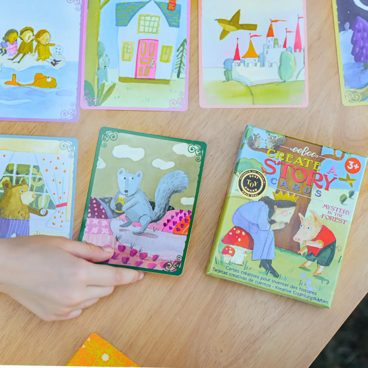 eeBoo Mystery in The Forest Create a Story Pre-Literacy Cards 36 Cards | Develops Imagination & Storytelling Skills - view 5