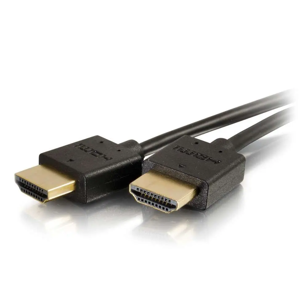 C2G HDMI Cable 1ft 4K High Speed 60Hz | Supports 4K UHD, Ethernet, Ultra-Flexible, Low Profile Connectors - main product image
