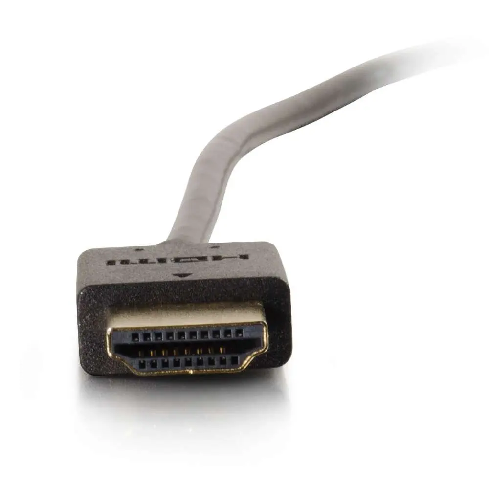 C2G HDMI Cable 1ft 4K High Speed 60Hz | Supports 4K UHD, Ethernet, Ultra-Flexible, Low Profile Connectors - view 3
