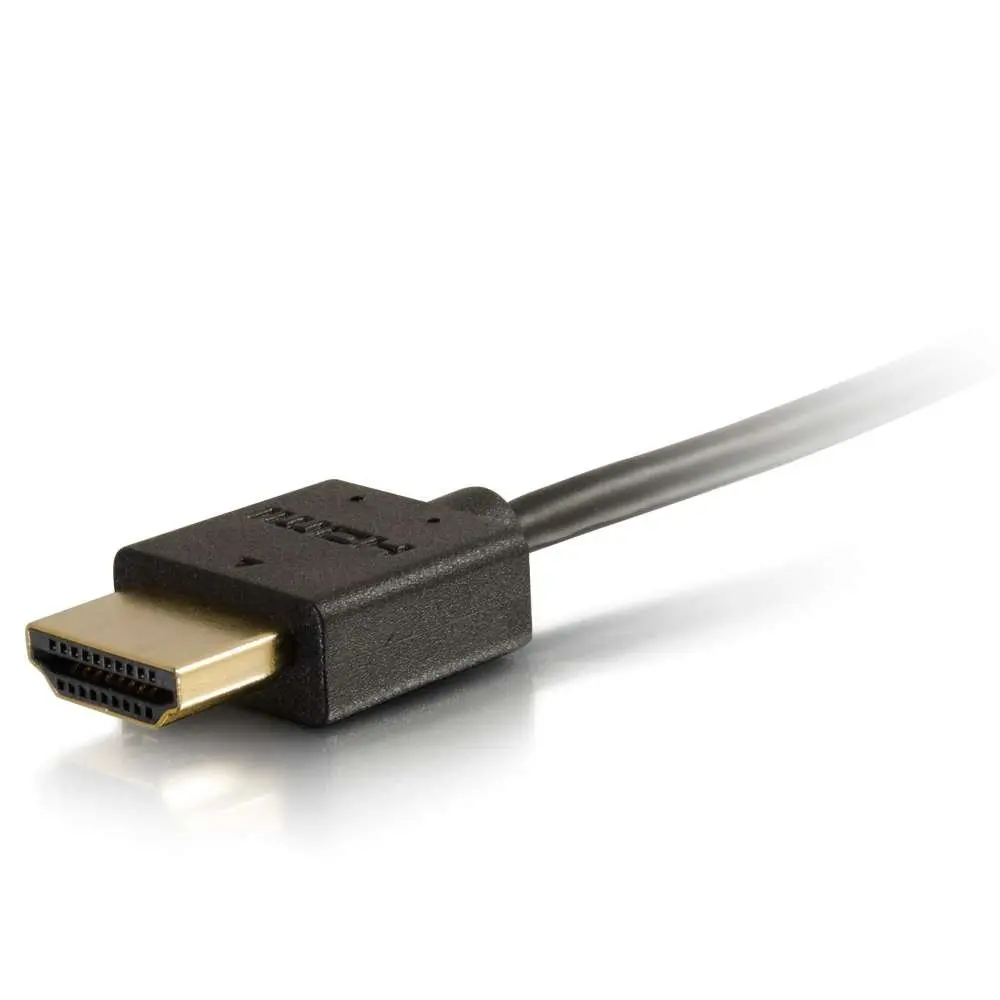 C2G HDMI Cable 1ft 4K High Speed 60Hz | Supports 4K UHD, Ethernet, Ultra-Flexible, Low Profile Connectors - view 4