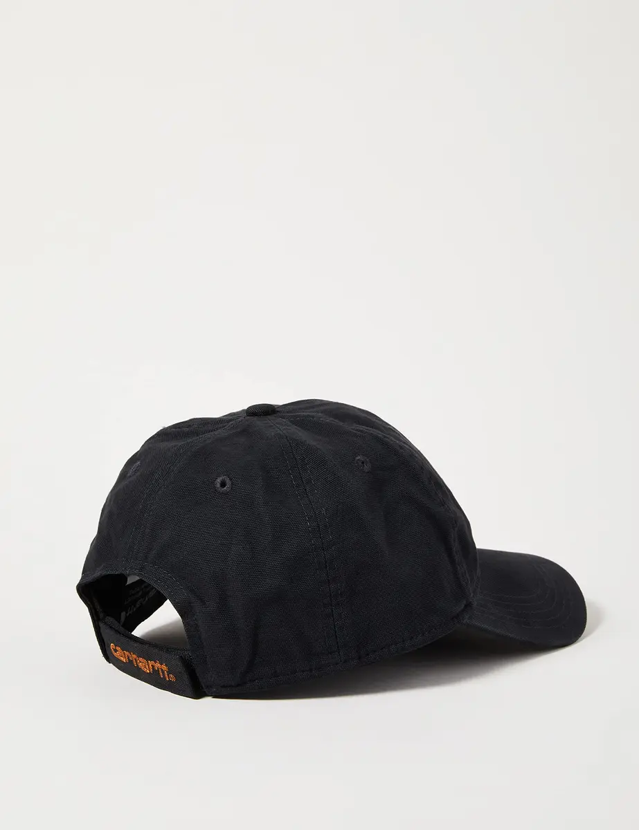 Carhartt Men's Canvas Cap, Black, One Size | Washed Canvas Baseball Cap with Adjustable Fit - view 3