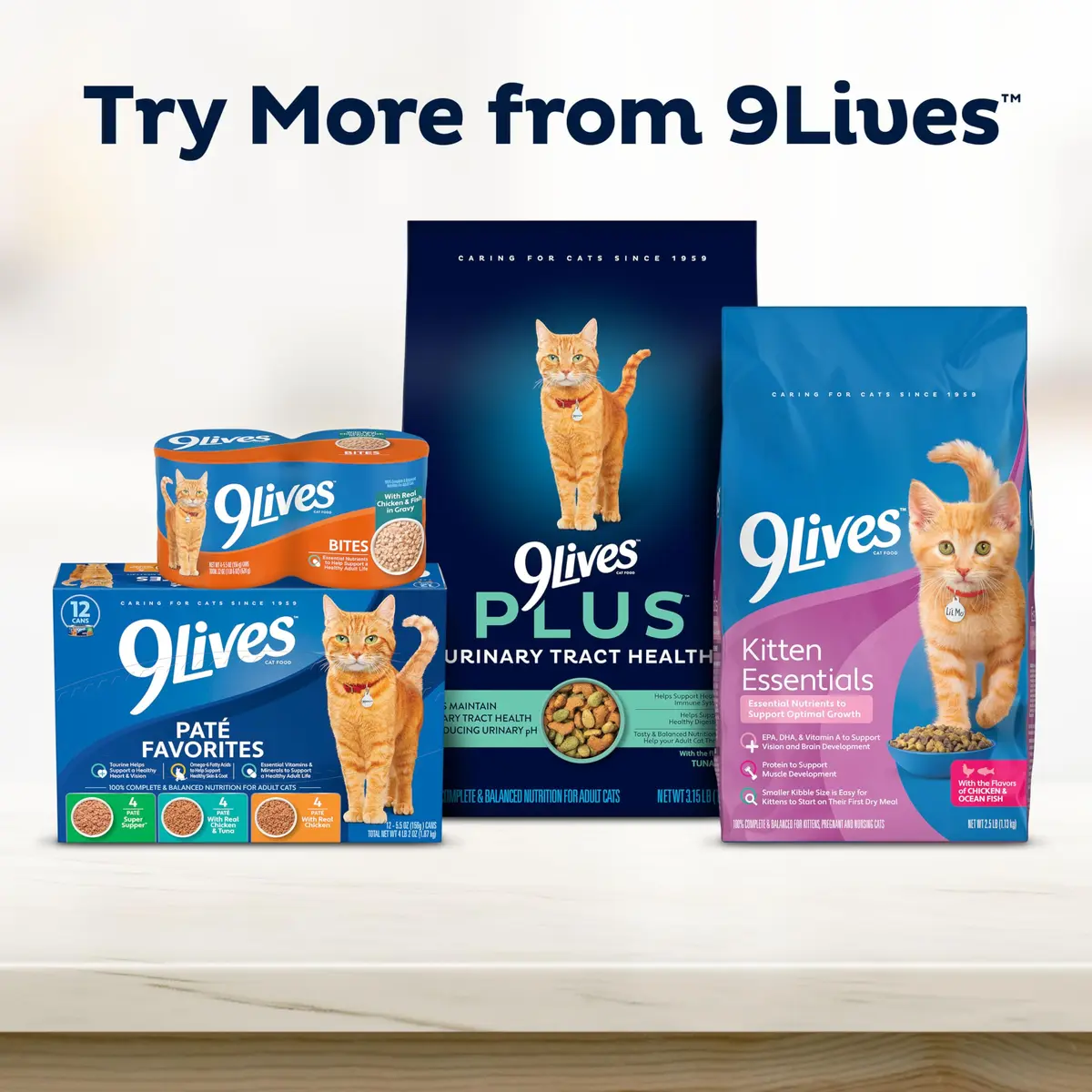 9Lives Indoor Essentials Dry Cat Food with Chicken & Salmon | Supports Indoor Cat Wellness & Easy Cleanup - view 7